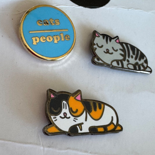 These Are Things Cats Over People Lapel Pin Set