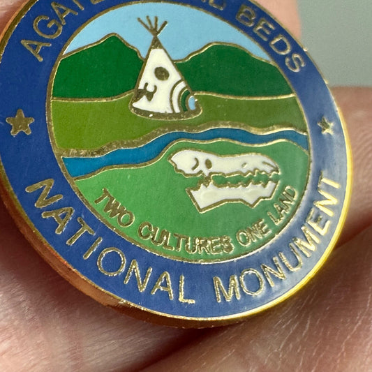 Agate Fossil Beds National Monument Nebraska NE Two Cultures One Land Pin
