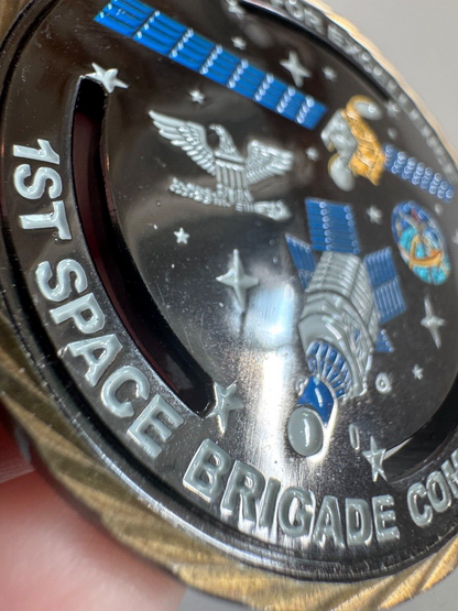 1st Space Brigade Challenge Coin Commander Award for Excellence