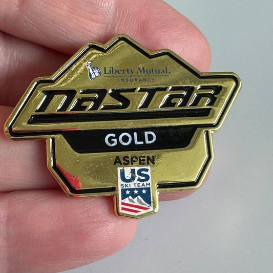 NASTAR Aspen Gold Pin – US Ski Team, Liberty Mutual Sponsor Skiing