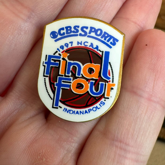 1997 CBS Sports NCAA Final Four Indianapolis Lapel Pin