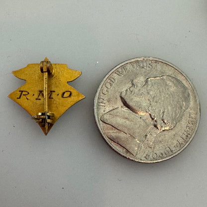 Antique 1909 St BA St Barnabas School ? Lapel Pin Engraved