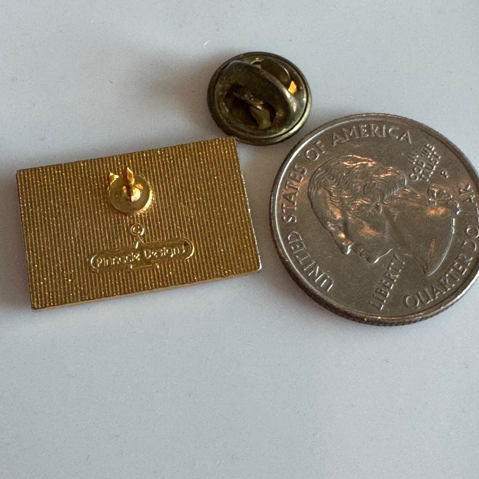 Vintage Arizona Flag Enamel Lapel Pin Very Nice!