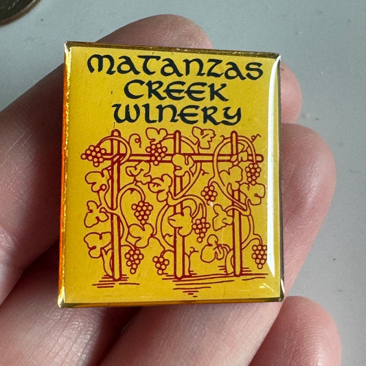 Vintage Matanzas Creek Winery Lapel Pin 