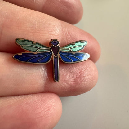 Beautiful Taylor Lewis Dragonfly Lapel Pin