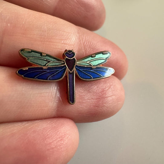 Beautiful Taylor Lewis Dragonfly Lapel Pin