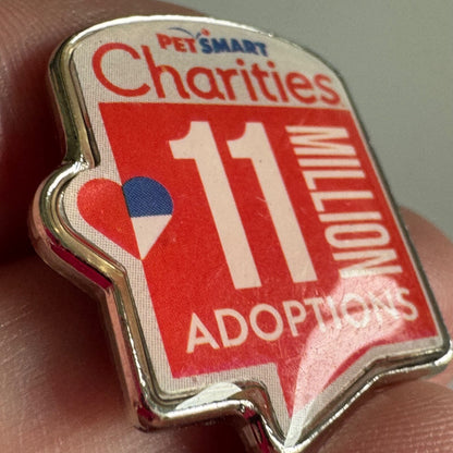 PetSmart Charities 11 Million Adoptions Lapel Pin