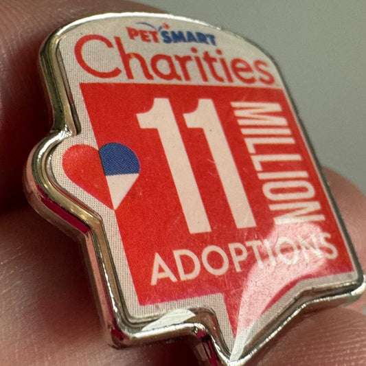 PetSmart Charities 11 Million Adoptions Lapel Pin