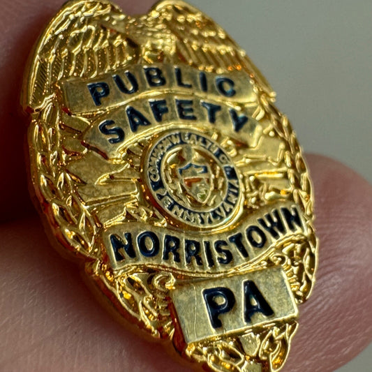 Vintage Norristown Pennsylvania Public Safety Lapel Pin Badge