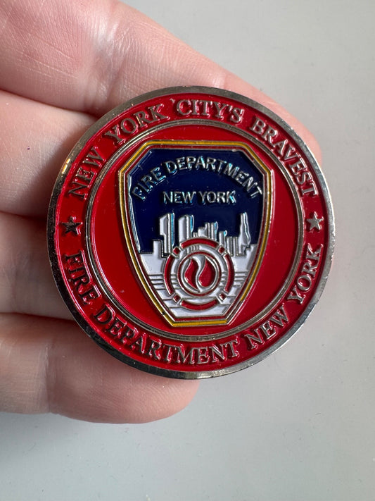 New York City Fired Department Challenge Coin 5 Boroughs FDNY
