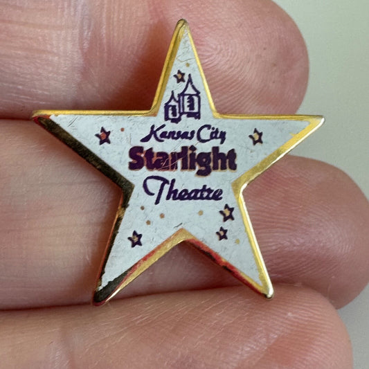 Vintage Kansas City Starlight Theatre Star-Shaped Pin RARE