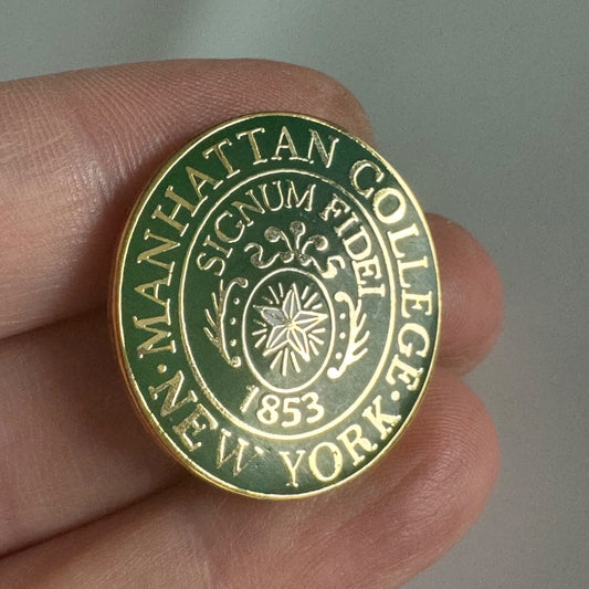 Vintage Manhattan College Jaspers New York Tie Tack Pin