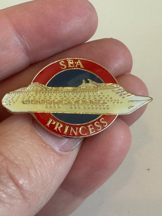 Vintage Sea Princess Cruise Ship Lapel Pin Cruises