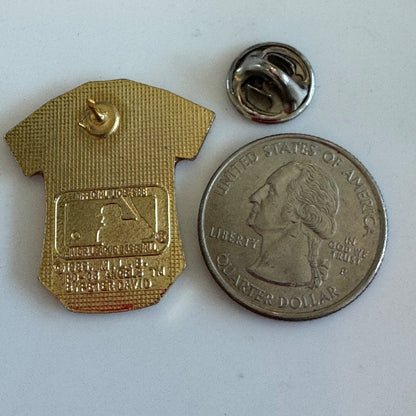 1985 California Anaheim Los Angeles Angels Jersey MLB Peter David Lapel Pin