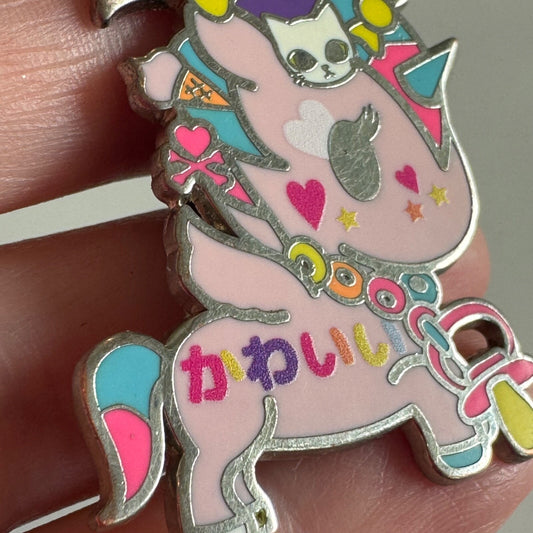 Tokidoki Unicorno Pink Lapel Pin Yurameki