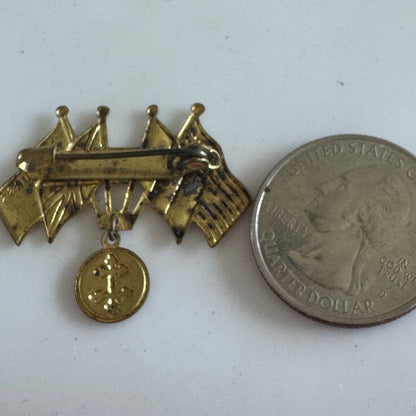 WWII French Liberation Allies Lapel Pin Flags US France USSR UK Belgium 
