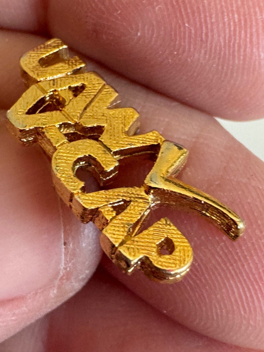 Vintage UAW V-CAP Lapel Pin