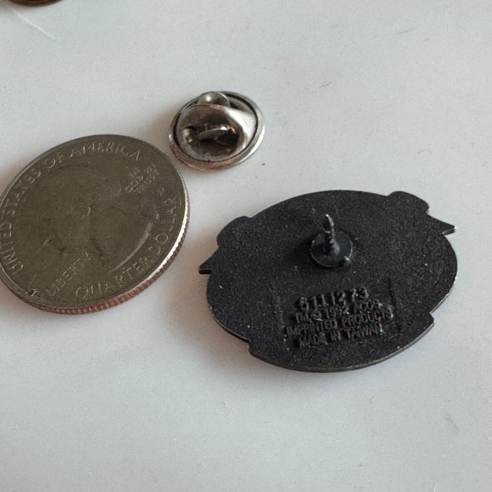 Vintage Pewter Atlanta 1996 BellSouth Sponsor Lapel Pin Olympics Logo Rings