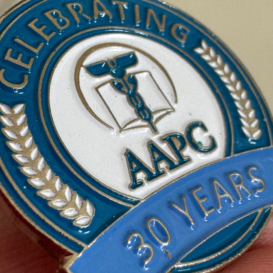 American Academy Of Professional Coders Celebrating 30 Years AAPC Lapel Pin