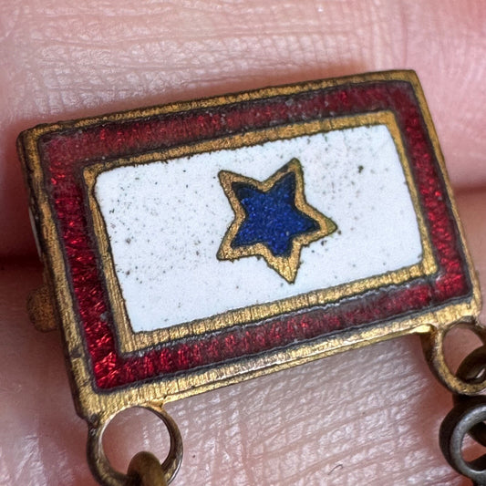 WWI Son in Service Sweetheart U.S. Army Field Artillery Lapel Pin C-Clasp