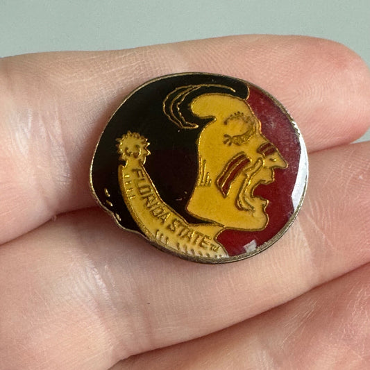 Vintage Florida State Seminoles Logo Pin
