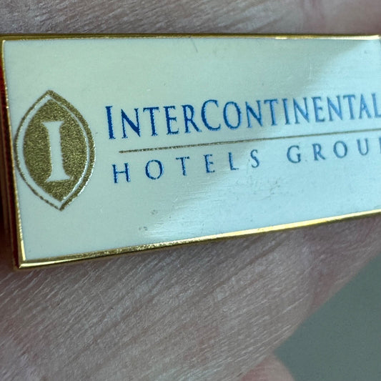 Vintage Intercontinental Hotels Group Logo Lapel Pin IHG
