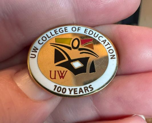 University of Wisconsin College of Education 100 Years Pin