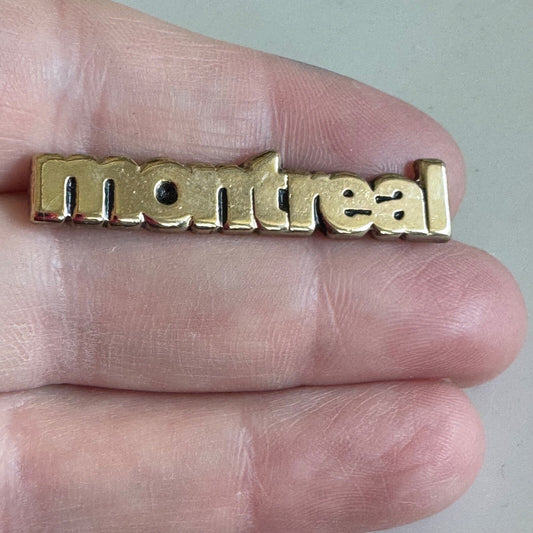 Vintage Montreal Quebec Canada Lapel Pin