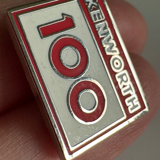 Vintage Kenworth 100 Lapel Pin Trucks Truck Trucking