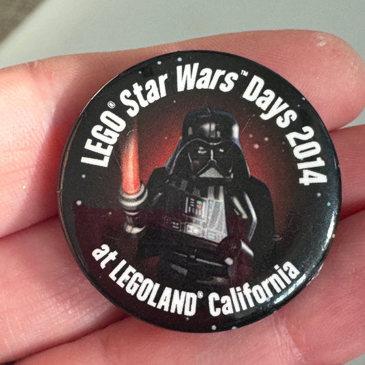 2014 Lego Star Wars Days at LEGOLAND California Darth Vader Lapel Pin