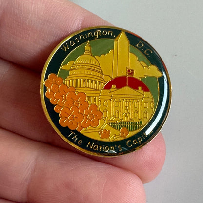 Washington DC The Nations Capital Souvenir Pin 
