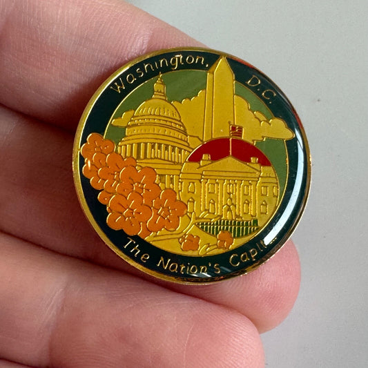 Washington DC The Nations Capital Souvenir Pin 