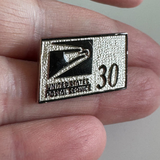 Vintage United States Postal Service 30 Years of Service Lapel Pin Tie Tack