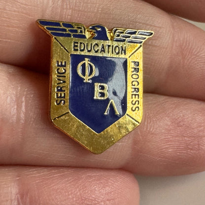 Vintage Phi Beta Lambda Honor Society Lapel Pin FBLA Collegiate