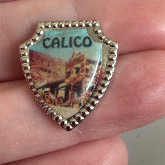 Vintage Calico Ghost Town Lapel Pin – California, USA