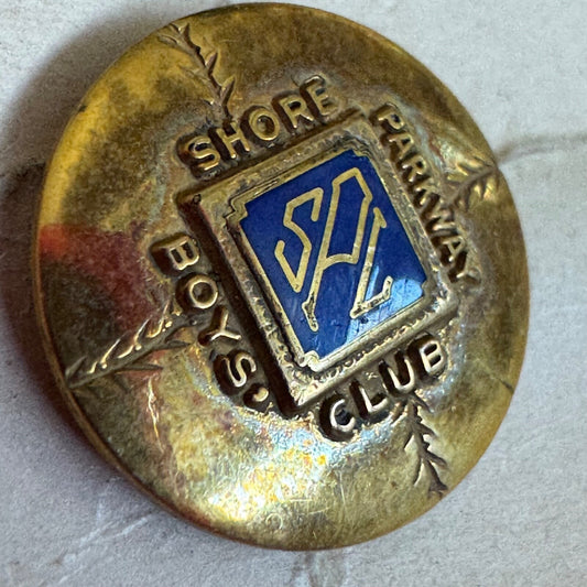 Vintage Shore Parkway Boys' Club Baseball SPL Pin Award Incentives New York City