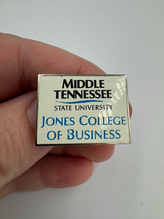 Vintage Middle Tennessee State University (MTSU) Jones College of Business Pin
