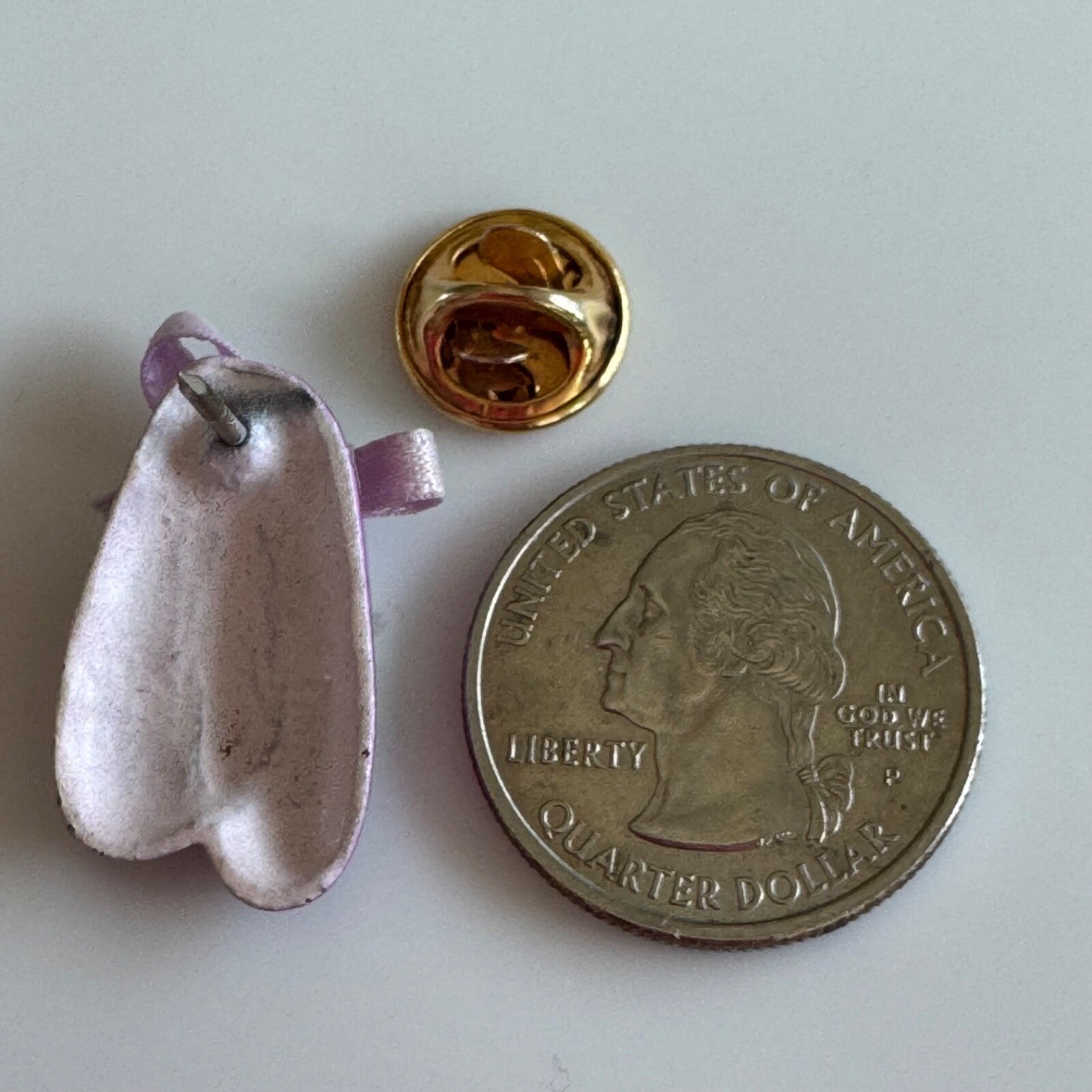 Vintage Purple Ballet Shoes Scatter Pin 