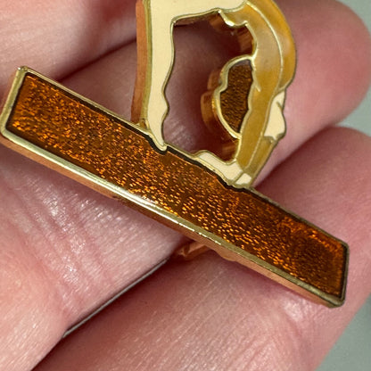 Vintage Gymnastics Event Balance Beam Lapel Pin