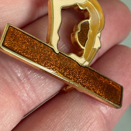 Vintage Gymnastics Event Balance Beam Lapel Pin