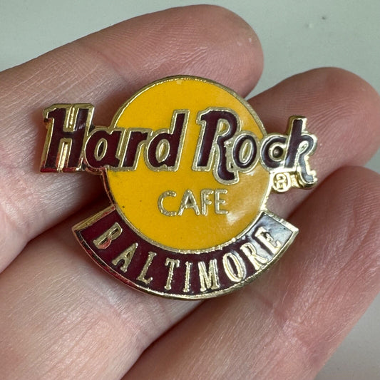 Vintage Hard Rock Cafe Baltimore Enamel Lapel Pin 