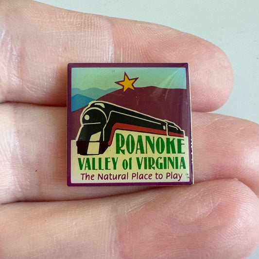 Roanoke Valley of Virginia Natural Place to Play Train Pin 