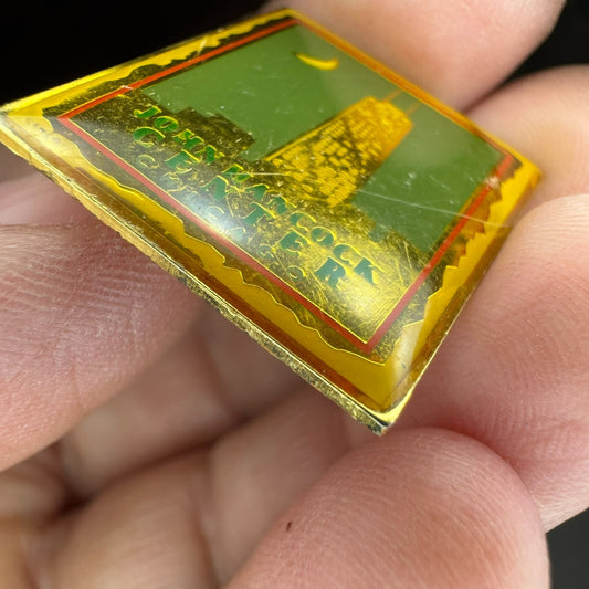 Amazing Vintage John Hancock Center Chicago Illinois Souvenir Lapel Pin