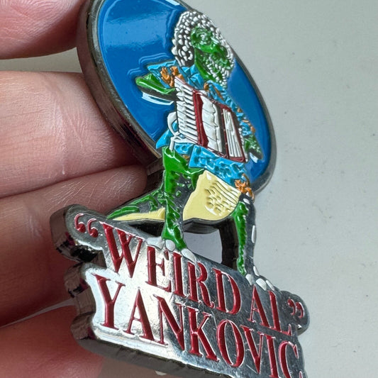 Weird Al Yankovic Dare to Be Tour VIP Pin Tyrannosaurs Rex Accordian