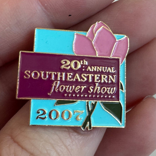 2007 20th Annual Southeastern Flower Show Lapel Pin Souvenir