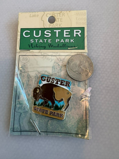 Custer State Park Walking Stick Medallion Buffalo