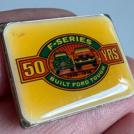 Vintage Ford F-Series 50 YRS Built Tough 1948–1998 Enamel Pin
