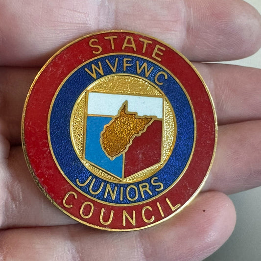 VTG West Virginia Federation Womens Clubs Juniors State Council Lapel Pin WVFWC
