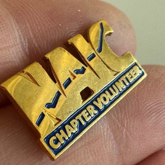 Vtg National Association of Investment Clubs NAIC Chapter Volunteer Lapel Pin