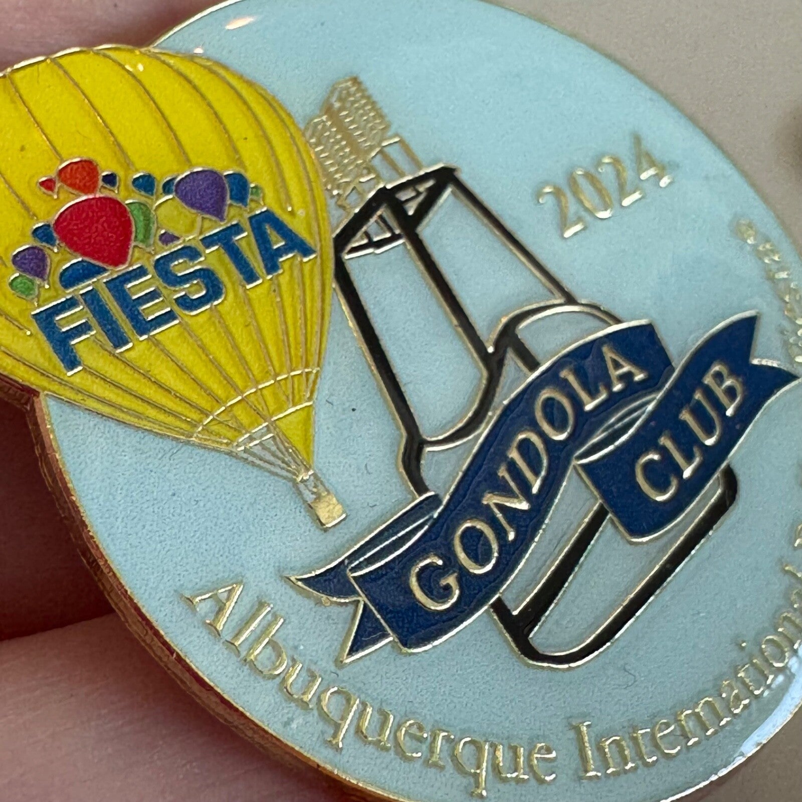 2024 Albuquerque International Balloon Fiesta GONDOLA CLUB Lapel Pin